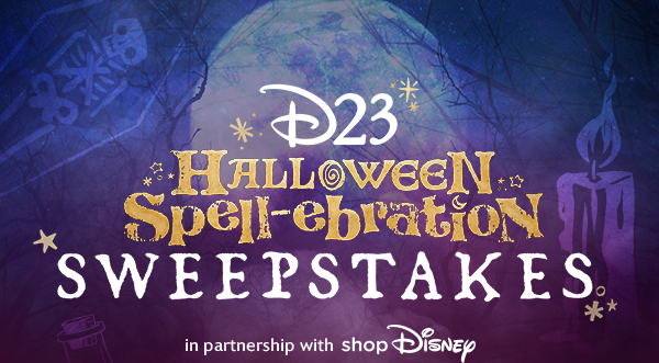 D23 Halloween Spellabration Sweepstakes. In partnership with shopDisney.