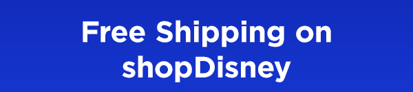 Free shipping on shopDisney