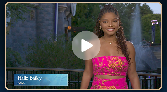 Video thumbnail image of Halle Bailey smiling at camera
