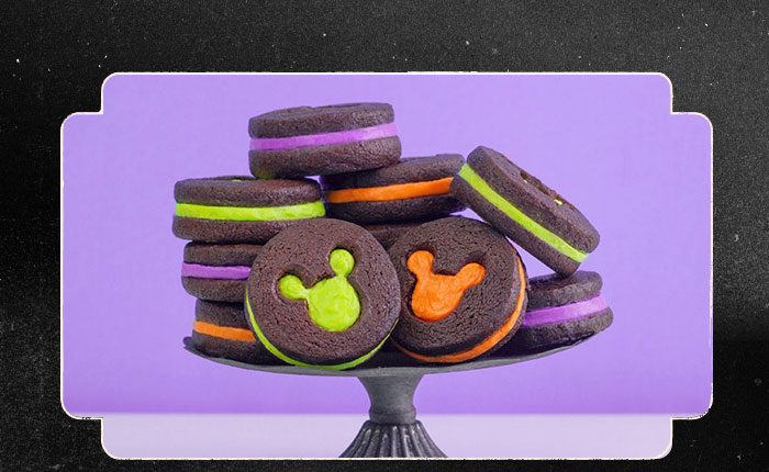 Mickey Halloween Cookies.