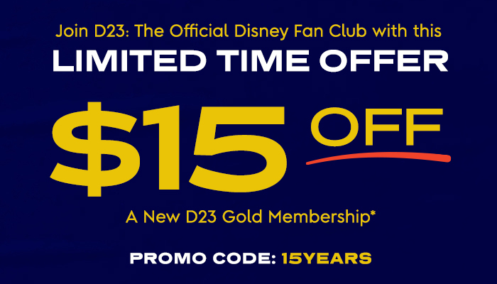 $15 Off A New D23 Gold Membership
