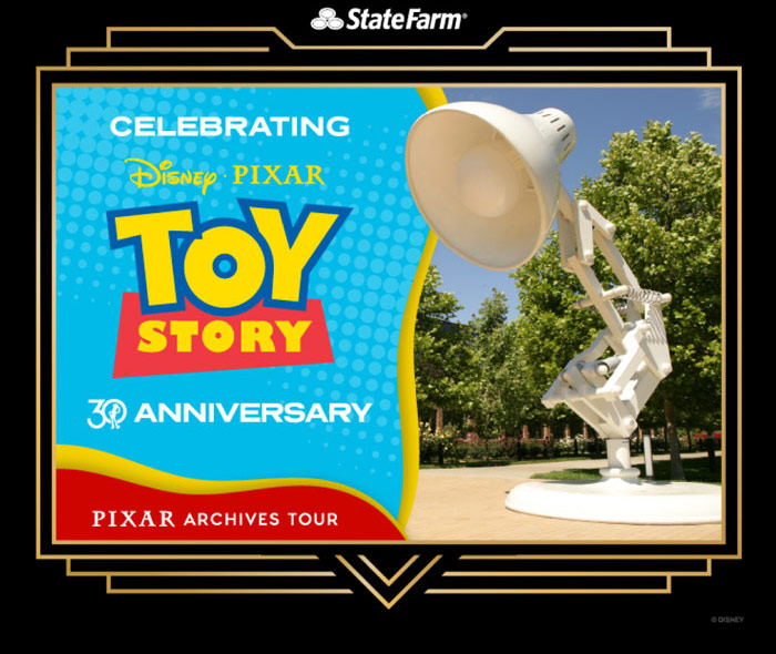 Toy Story 30th Anniversary—Pixar Archives Tour featuring Luxo Jr.
