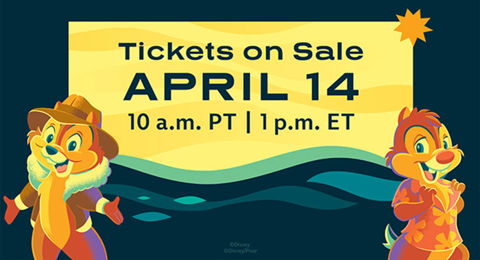 TICKETS ON SALE APRIL 14 10 a.m. PT | 1 p.m. ET