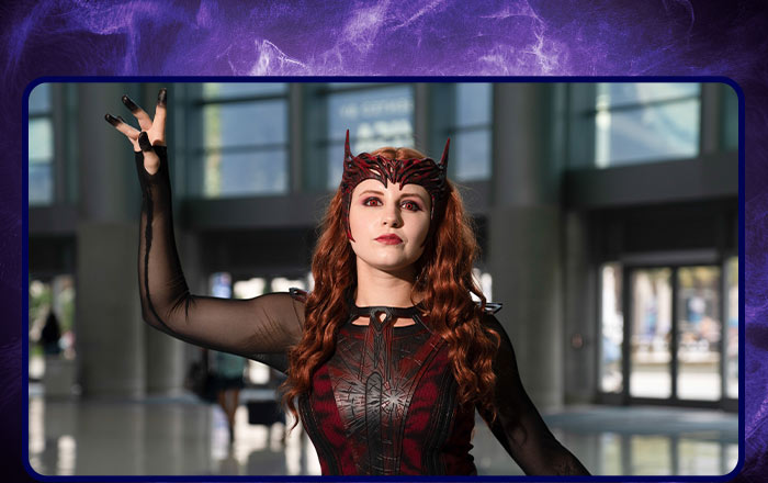 Fan cosplay image from the ultimate disney fan event, inspired by Wandavision