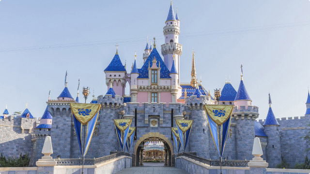 An image of Disneyland's Sleeping Beauty Castle