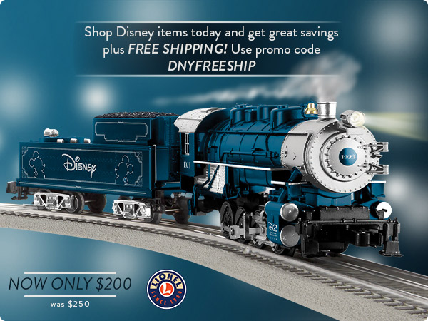 Shop Disney items today and get great savings plus FREE SHIPPING! Use promo code DNYFREESHIP. Now only $200 was $250.