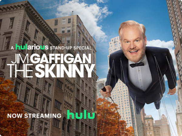A HULarioUs Stand-up Special Jim Gaffigan The Skinny Now Streaming HULU.