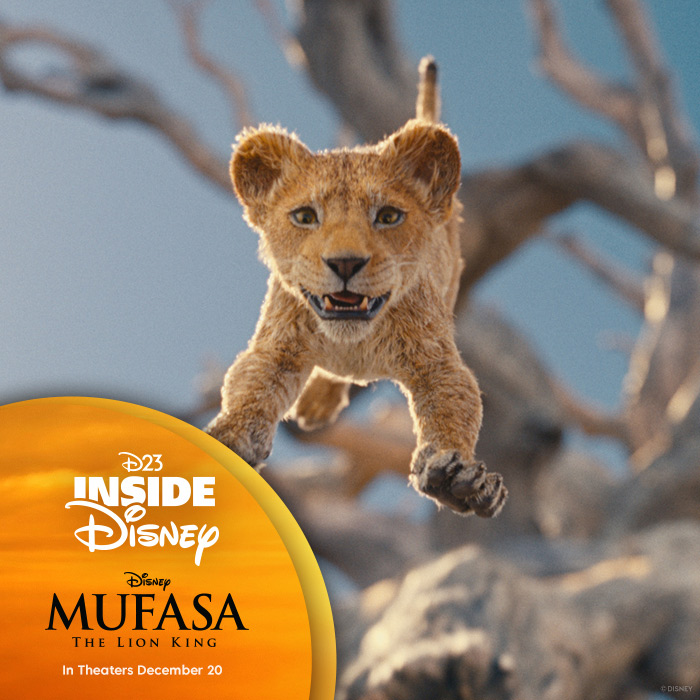 D23 INSIDE DISNEY MUFASA THE LION KING. In theaters December 20th.