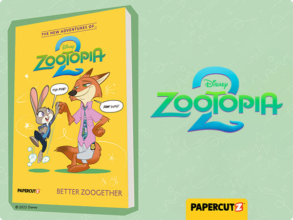 Cover art for Zootopia 2: Better Zoogether featuring Judy Hopps and Nick Wilde first-bumping.