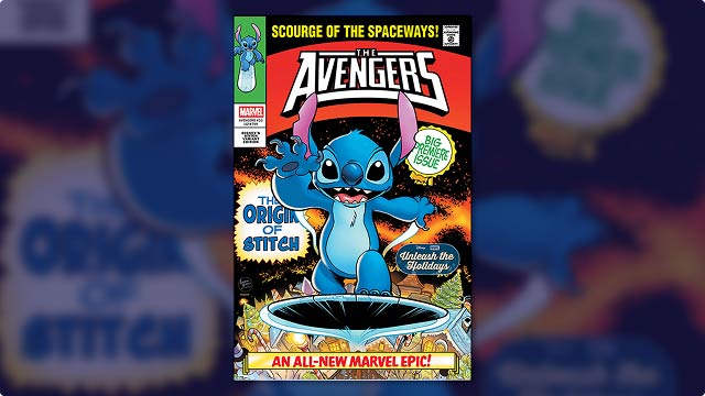 WALL-E floats above Earth, arm raised.