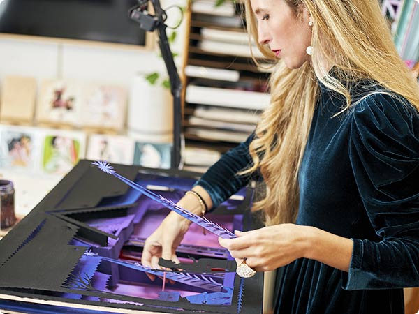 Arendelle Castle Yule Log: Cut Paper Edition