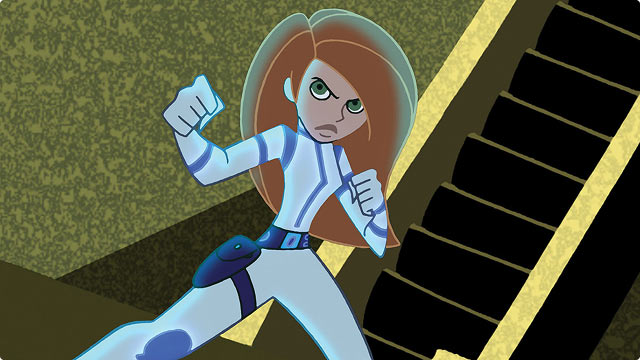 Kim Possible - Animated heroine in action pose, ready for adventure.